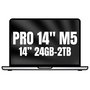 Apple MacBook Pro 14 pulgadas, Chip M5 Pro, 24GB RAM, 2TB SSD, Plata